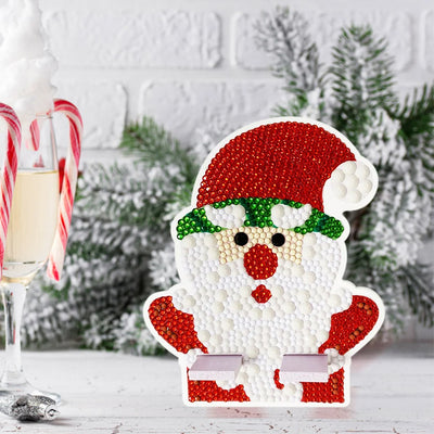 Cute Christmas Santa Mobile Phone Resin Holder Diamond Painting Kits