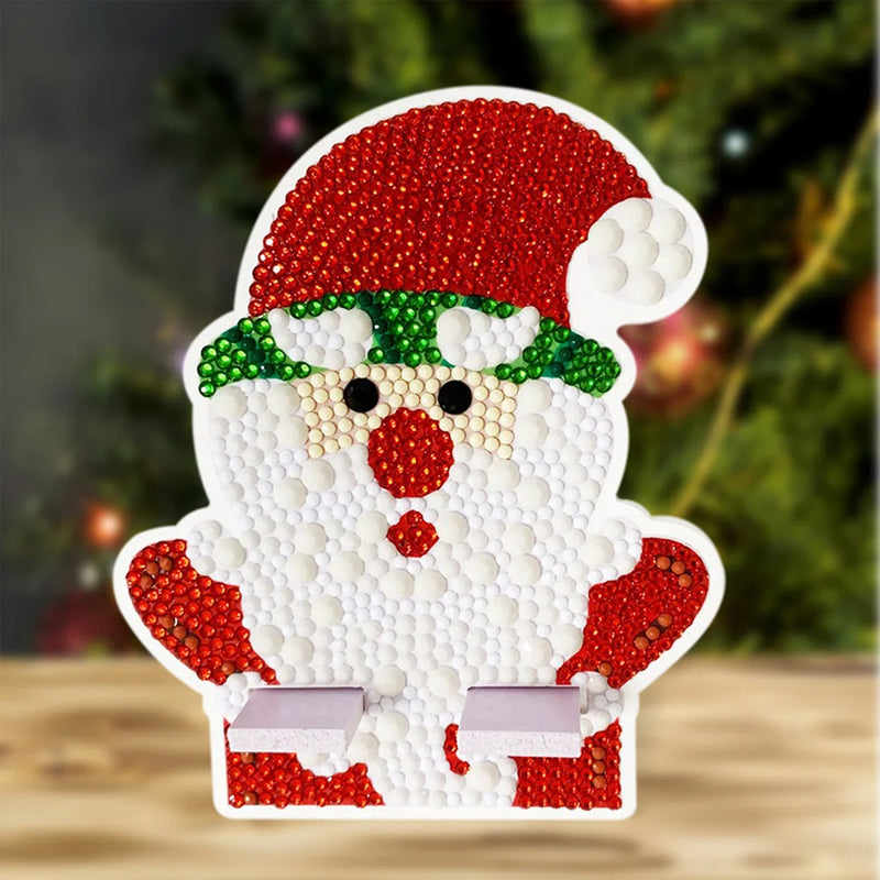 Cute Christmas Santa Mobile Phone Resin Holder Diamond Painting Kits