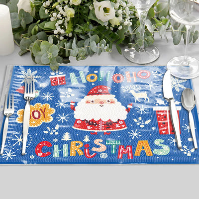 HOLLHO Christmas Table Placemats for Home Decor Diamond Painting