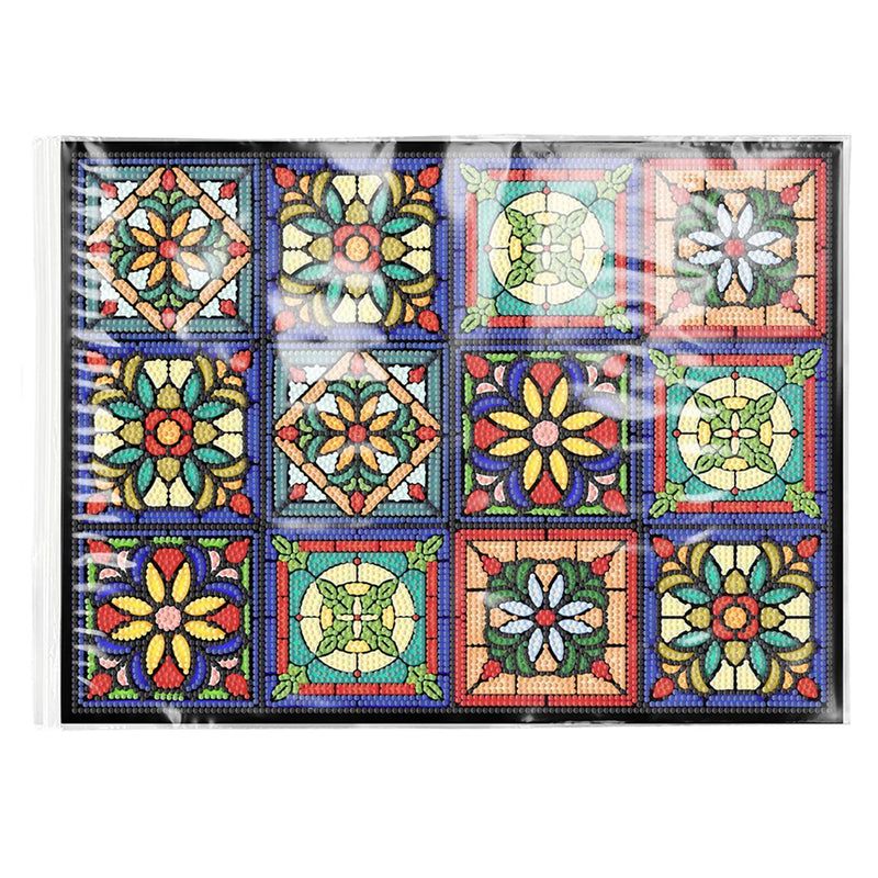 Christmas Elements Pattern Table Placemats for Home Decor Diamond Painting