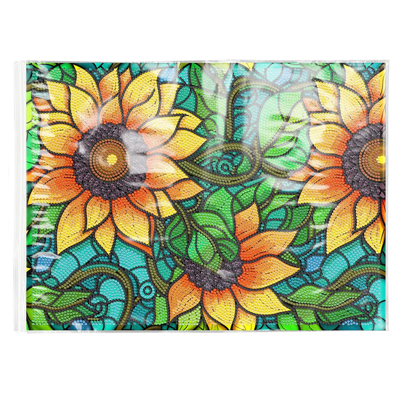 Vigorous Sunflower Table Placemats for Home Decor Diamond Painting