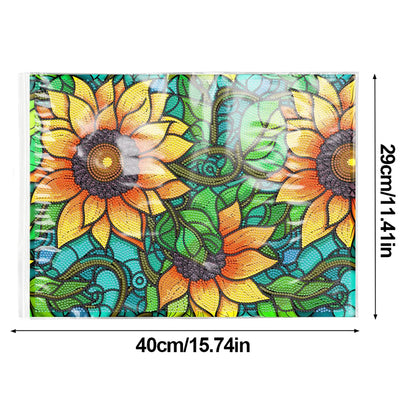 Vigorous Sunflower Table Placemats for Home Decor Diamond Painting