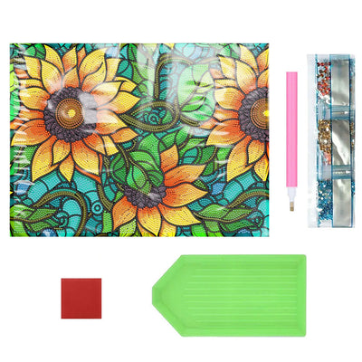 Vigorous Sunflower Table Placemats for Home Decor Diamond Painting