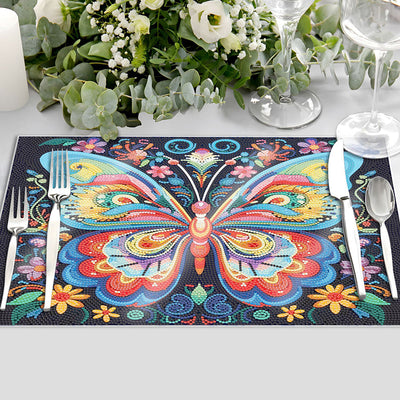 Colorful Butterfly Table Placemats for Home Decor Diamond Painting