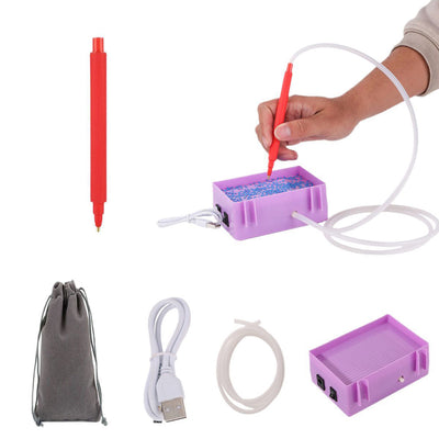 🔥NEW🔥 Diamond Painting Automatic Diamond Suction Pen with Storage Tray Kits
