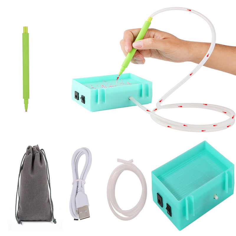 🔥NEW🔥 Diamond Painting Automatic Diamond Suction Pen with Storage Tray Kits