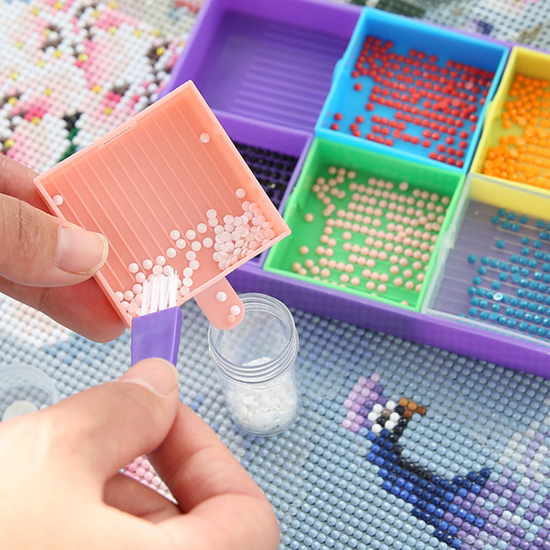 🔥NEW🔥 Multifunctional 6-Grid Diamond Sorting Tray with Pen Kits