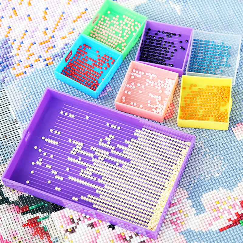 🔥NEW🔥 Multifunctional 6-Grid Diamond Sorting Tray with Pen Kits