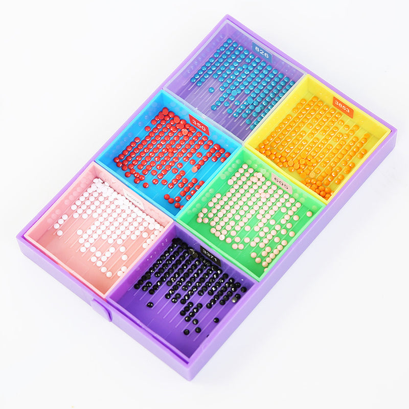 🔥NEW🔥 Multifunctional 6-Grid Diamond Sorting Tray with Pen Kits