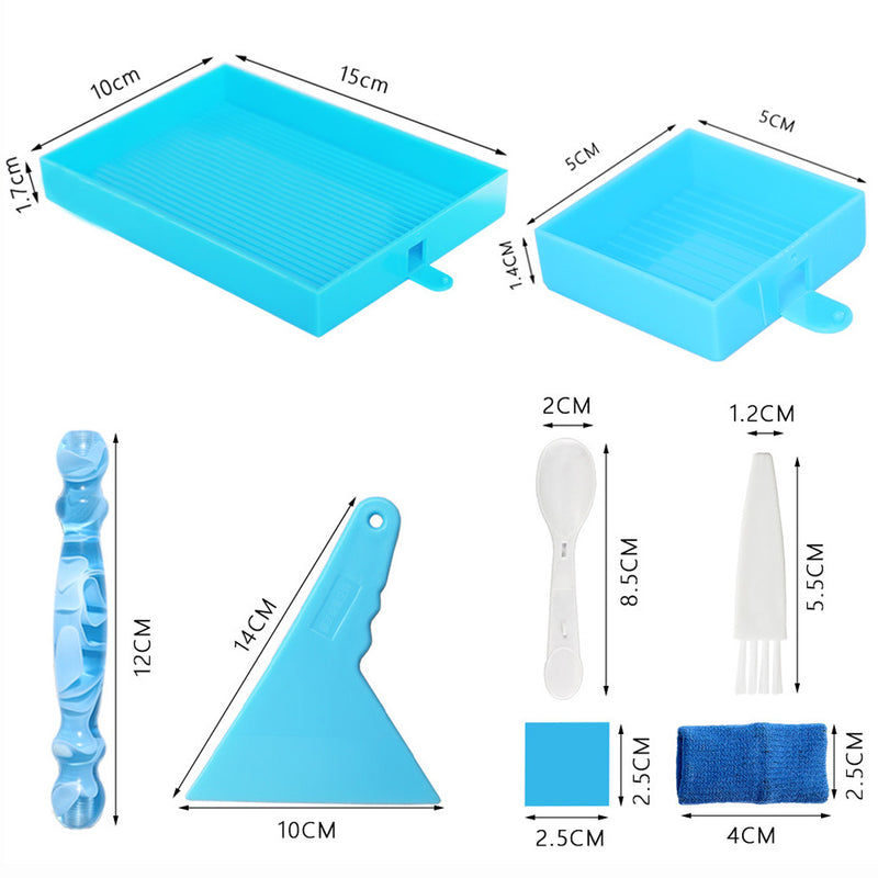 🔥NEW🔥 Multifunctional 6-Grid Diamond Sorting Tray with Pen Kits