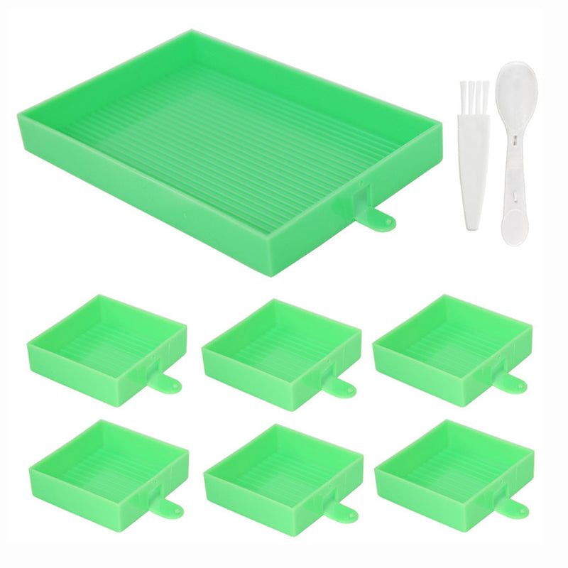 🔥NEW🔥 Multifunctional 6-Grid Diamond Sorting Tray with Pen Kits