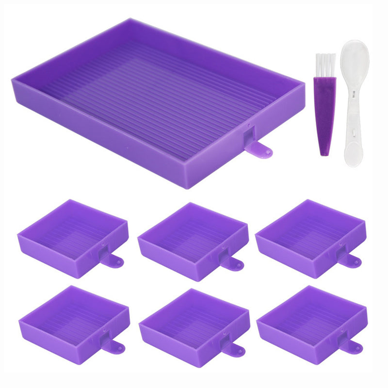 🔥NEW🔥 Multifunctional 6-Grid Diamond Sorting Tray with Pen Kits