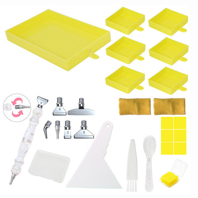 🔥NEW🔥 Multifunctional 6-Grid Diamond Sorting Tray with Pen Kits