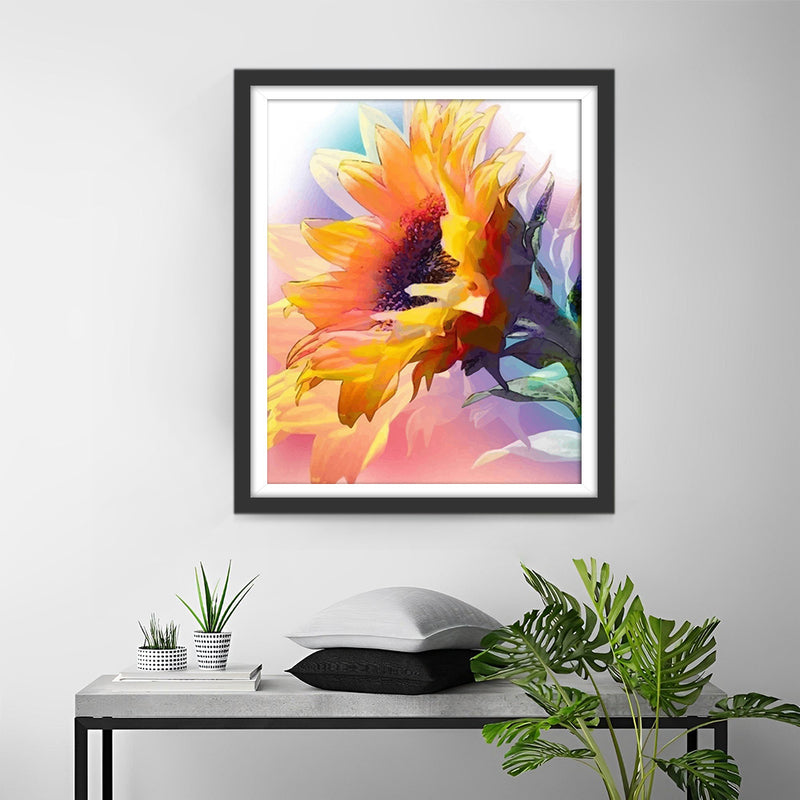 A Blooming Sunflower Diamond Painting