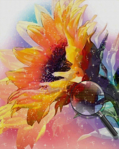 A Blooming Sunflower Diamond Painting