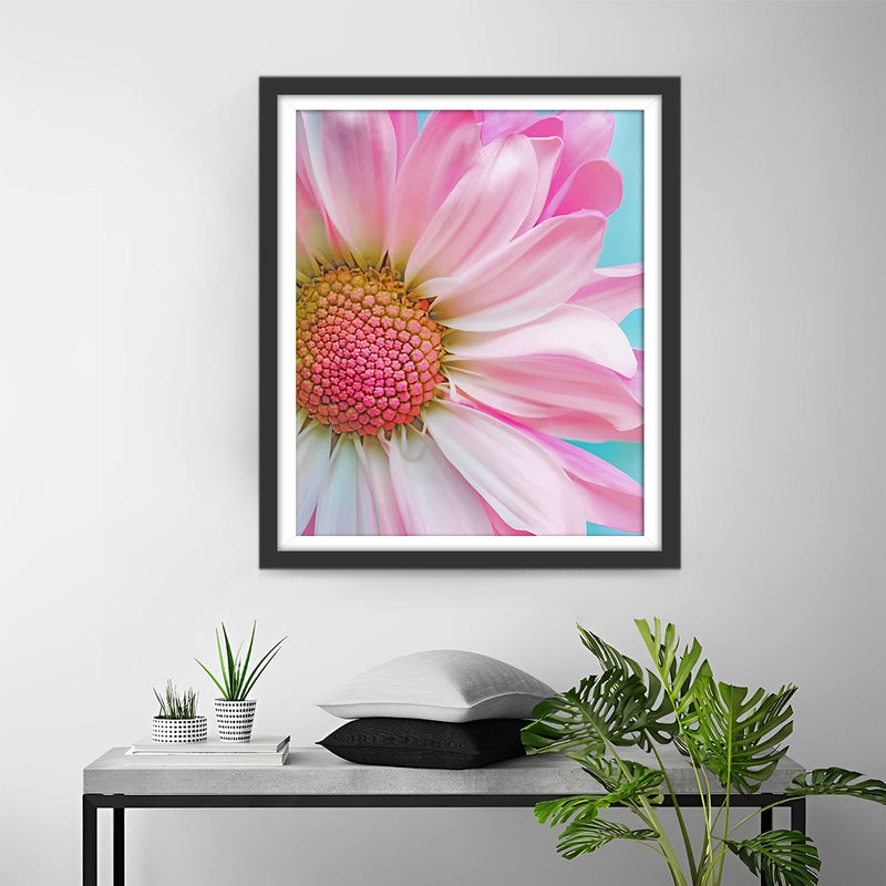 A Pure Pink Daisy Diamond Painting