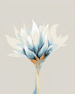 A Pure White Lotus Diamond Painting