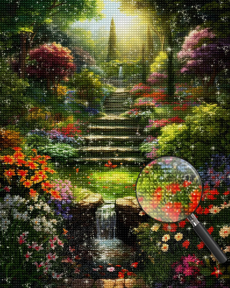 A Quiet and Beautiful Garden Diamond Painting