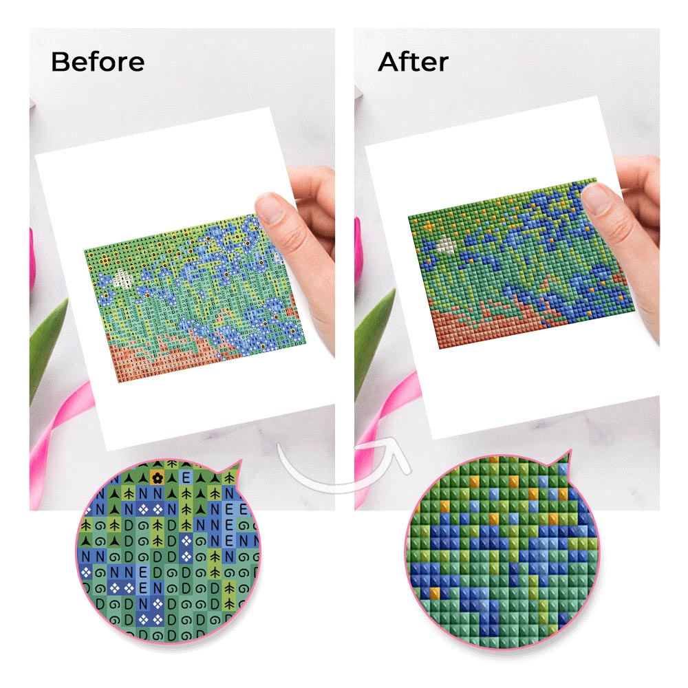 Abstract Art Representative Paintings 12Pcs - Mini Diamond Painting Kit