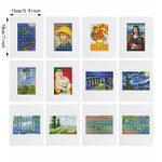 Abstract Art Representative Paintings 12Pcs - Mini Diamond Painting Kit