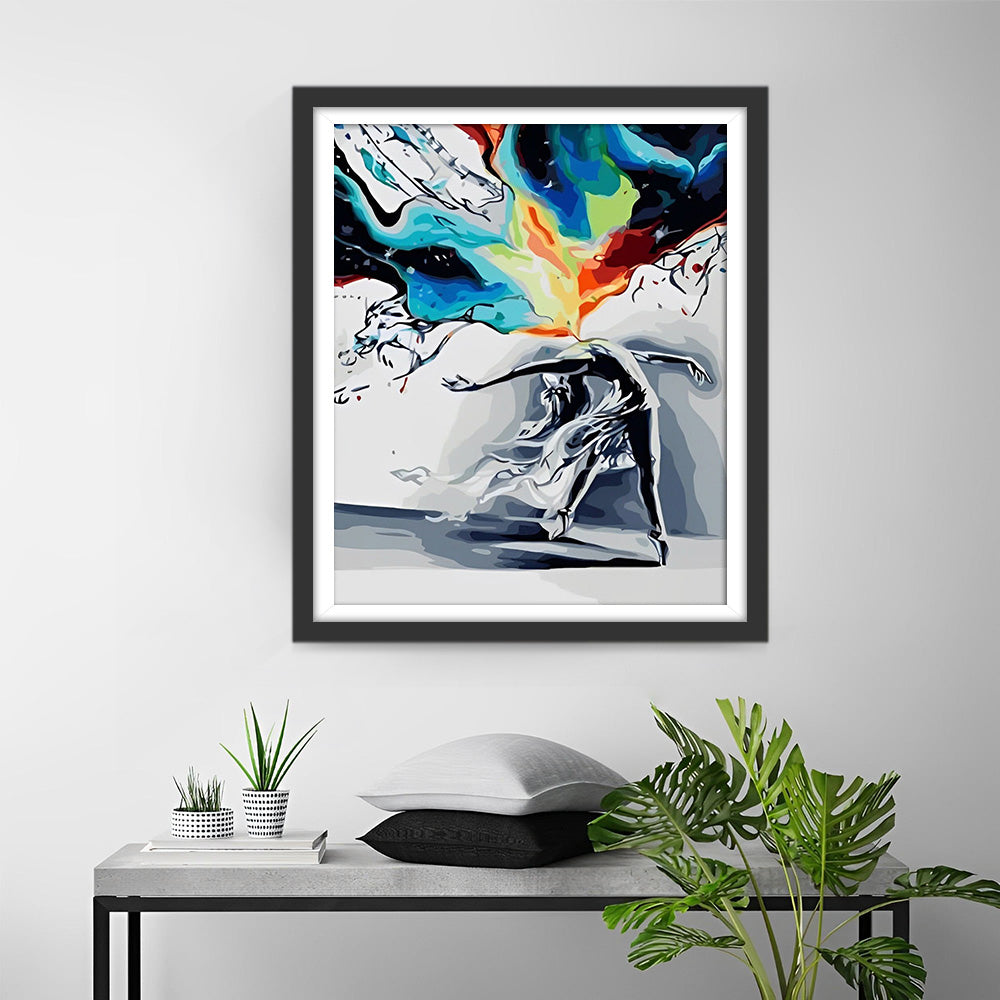 Abstract Artistic Girl Diamond Painting