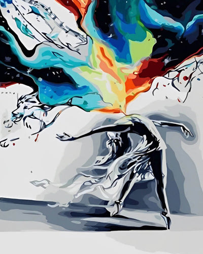 Abstract Artistic Girl Diamond Painting