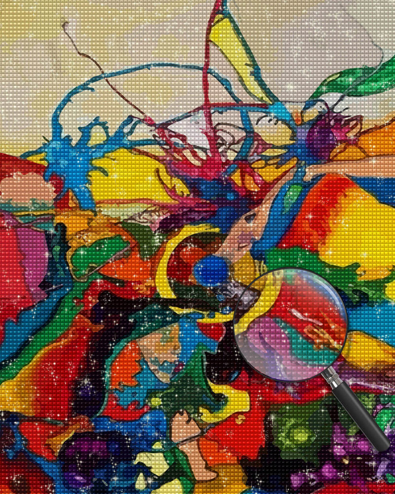 Abstract Color Art Diamond Painting