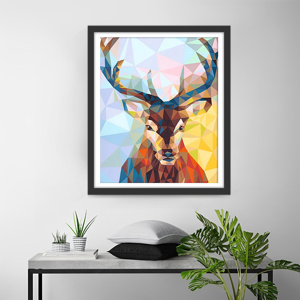 Abstract Deer Diamond Painting