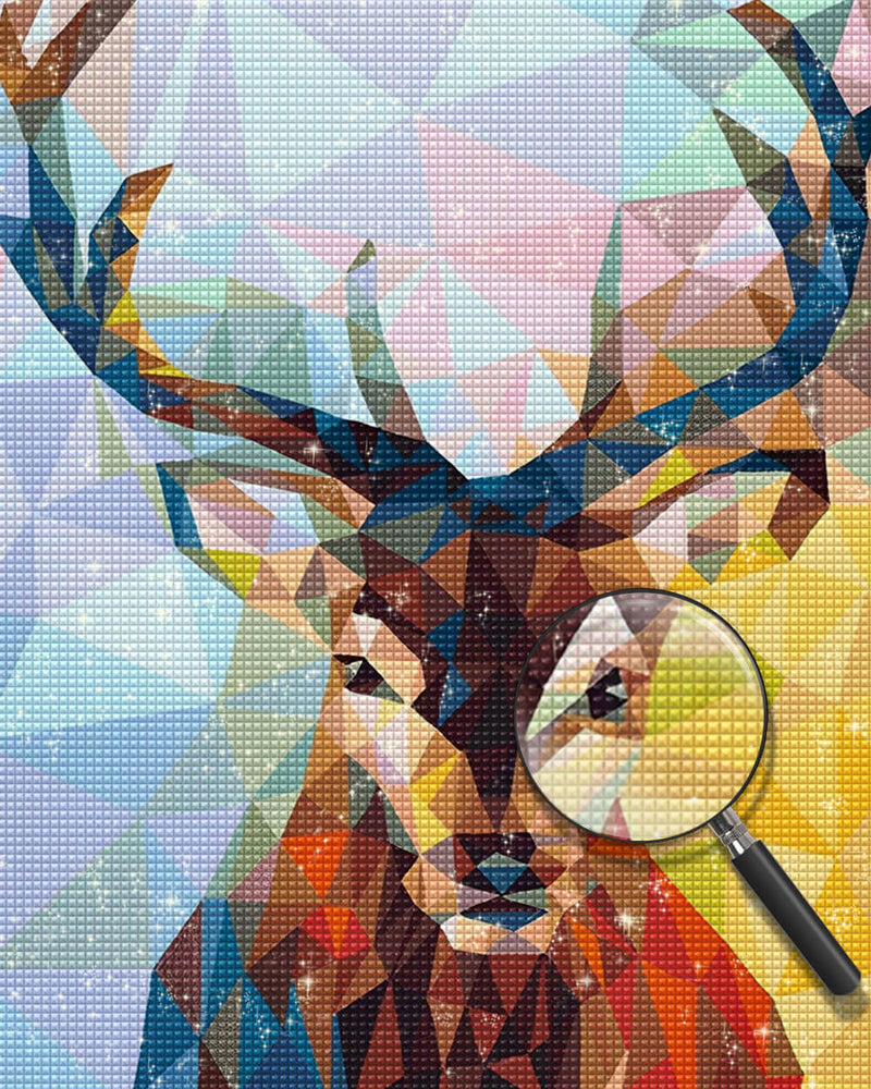 Abstract Deer Diamond Painting