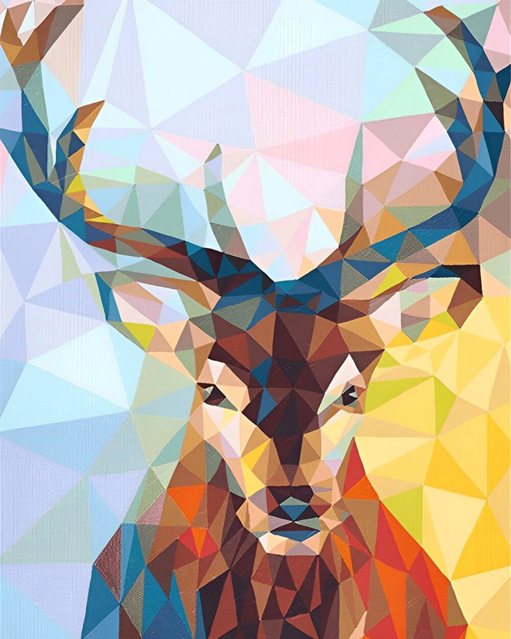 Abstract Deer Diamond Painting