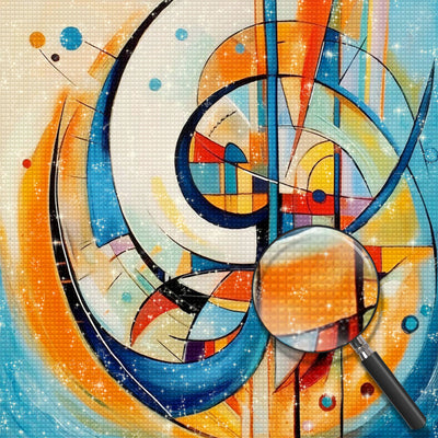 Abstract Geometric Pattern Diamond Painting