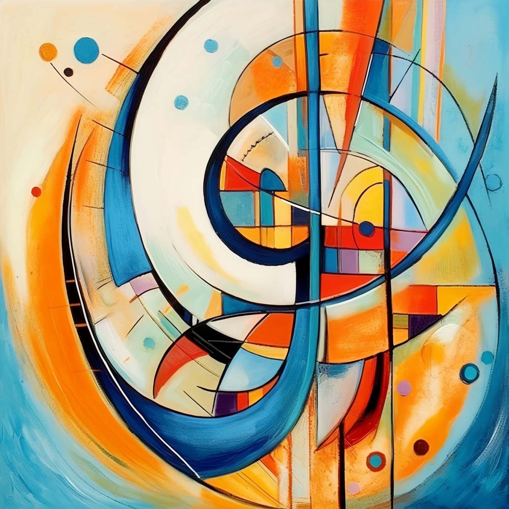 Abstract Geometric Pattern Diamond Painting