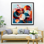 Abstract Round Geometric Pattern Diamond Painting