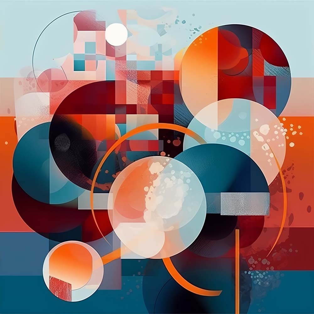 Abstract Round Geometric Pattern Diamond Painting