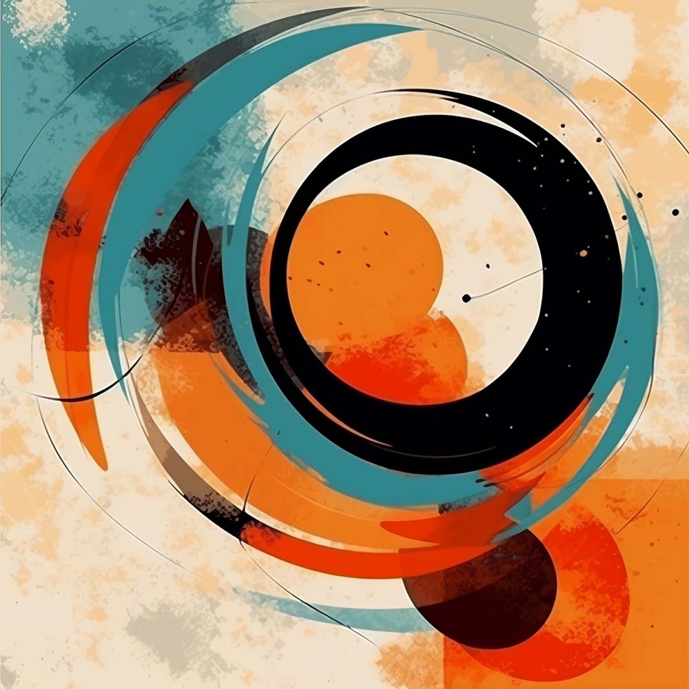 Abstract Round Pattern Diamond Painting