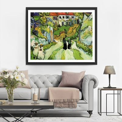 Abstract Small Town Diamond Painting