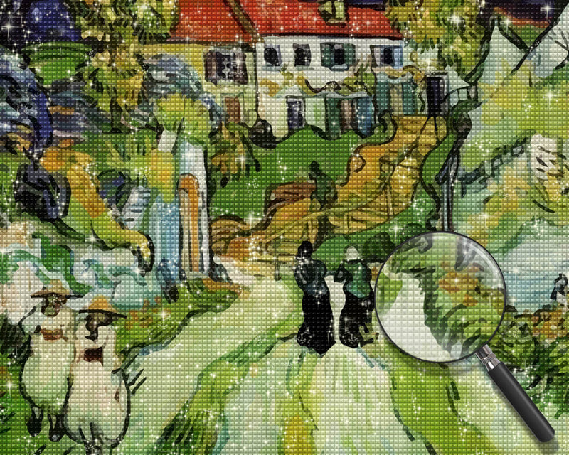Abstract Small Town Diamond Painting