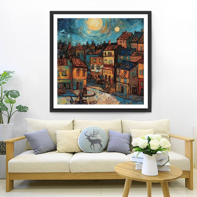 Abstract Style City Diamond Painting