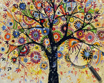 Abstract Tree Diamond Painting