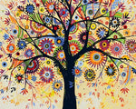 Abstract Tree Diamond Painting