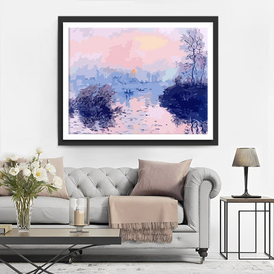 Abstract Watercolor Landscape Diamond Painting