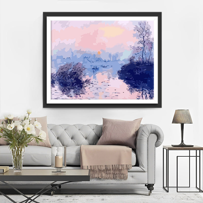 Abstract Watercolor Landscape Diamond Painting