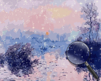 Abstract Watercolor Landscape Diamond Painting