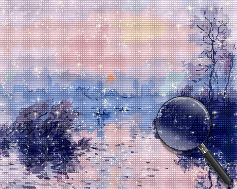 Abstract Watercolor Landscape Diamond Painting