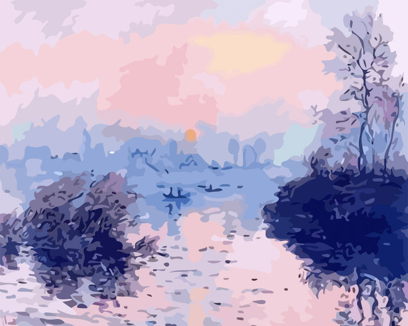 Abstract Watercolor Landscape Diamond Painting