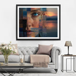 Abstract Woman and Sea Diamond Painting