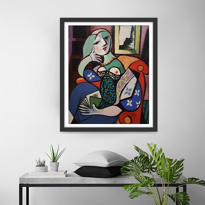 Abstract Woman on the Sofa Diamond Painting
