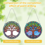Acrylic Colorful Tree of Life Diamond Painting Hanging Pendant