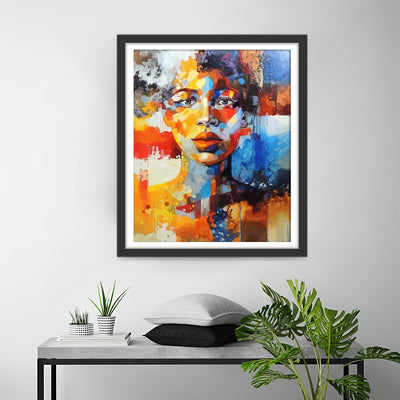 African Woman Diamond Painting