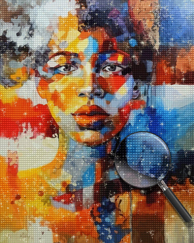 African Woman Diamond Painting